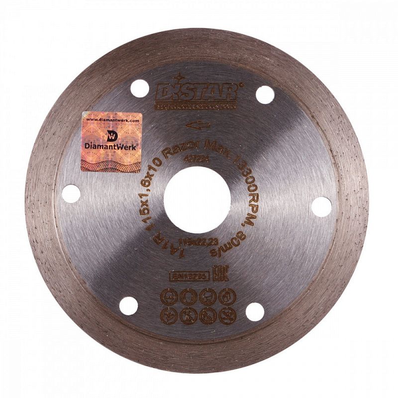 Алмазный диск 1A1R 115x1,6x10x22,23 Razor