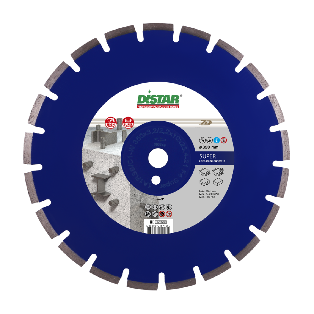Круг алмазный 1A1RSS/C1-W 500x3,8/2,8x10x25,4-30 F4 Super