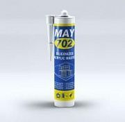 СИЛИКОНИЗИРОВАННЫЙ АКРИЛОВЫЙ ГЕРМЕТИК MAY 702 White (белый) 