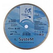 Круг алмазный 1A1R D300-2.4/1.8T-10W-25.4H-Z23 "SysteM" Elsilber 